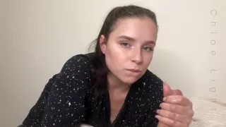 Step Sister Aroused Her Brother With A Blowjob And Finished With Hot Hands