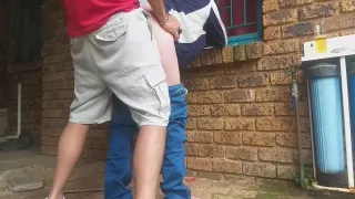 Came Home From Mcdonalds,we Were So Horny Couldnt Wait To Fuck,so Fucked In The Front Yard And Ended Up Eating Her Massive Creampie 6 Min