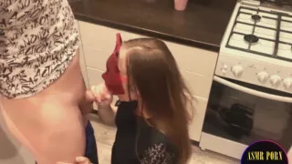 At A Masked Party We Hide In The Kitchen To Fuck - Asmr Porn Amateur