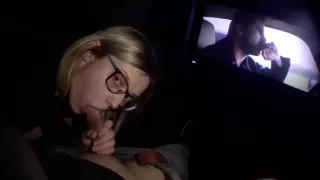 He Came To Soon! Public Blowjob In A Cinema