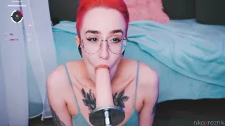 Cute Tomboy Getting Fuck In Mouth By Fuckmachine