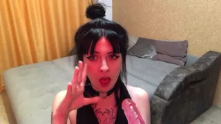 Geisha Passionately Sucks A Dildo