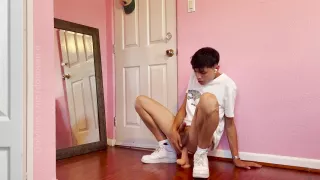 Hard Riding Wearing Sneakers