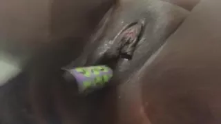 Pretty Ebony Plays With Her Wet Pussy(squirt)