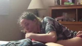 Amateursex, Blonde Frauen, Sperma, Abspritzen, Papa, Kehlenfick