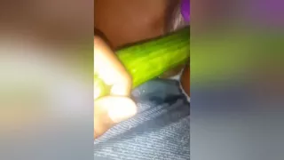 Food Sex:fucked Her With A Cucumber