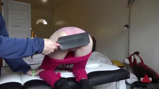 Yoga Girl In Leather Wants A Job