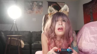 Gamer Girl - Fucked Doggystyle Raw Bbc W/ Creampie