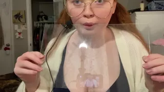 Erotic Asmr : Sloppy Screen/lens Licking (mouth And Drool Fetish)