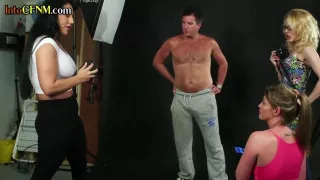 Cfnm Throating Milf Sucks Cock While Other Milfs Taking Pics