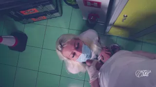 - 4k -fuck Coronavirus ! -part 3- Risky Hospital Jerk Off, Adella Jay