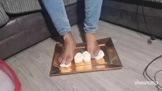Feet Food Crush - Getting My Feet Messy With Food