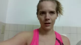 Candie Cane In Desperate Highway Rest Stop Pee