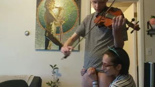 Trying To Practice Violin