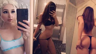 Sexy Black Thong Shower Snapchat Video