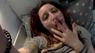 Sweet Asian Redhead In Dreadlocks Masturbates Her Pussy