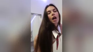 Lauren Alexis School Girl Striptease Video