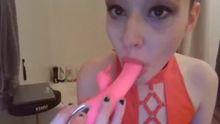 Watch Me With My Vibrating Dildo With Cum Twice
