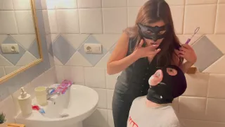 Princess Yosse Toothbrushing Spitting Humiliation