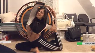 Twitch Streamer Nipple Slip Yoga Video