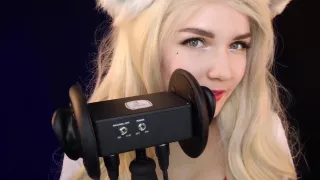 Kittyklaw Asmr - White Furry Mouth Sounds