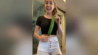 Cucumber Blowjob