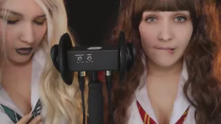 Kittyklaw Asmr - Patreon Asmr Twin - Gryffindor&slytherin - Ear Licking - Mouth Sound