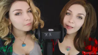 Kittyklaw Asmr - Patreon Asmr Twin Ear Licking - Mouth Sound