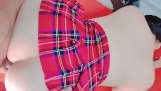Having Sex With A Mexican Girl Wearing A Schoolgirl Skirt