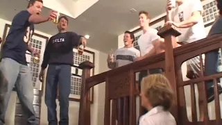 Blonde Gets Fucked With Large Cock While Sucking Another