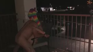 First Time Balcony Sex