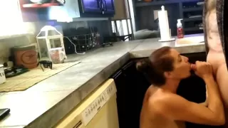 Left Windows Open And Neighbor Walks In And Fucks Me Against Counter