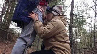 Seks I Minet V Publichnom Meste Nedavno Poznakomilis Molodaya Uzkaya Kiska Konchil Vnutr