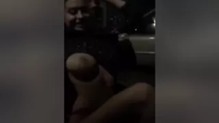 Teen On New Years Showing Boobs And Ass