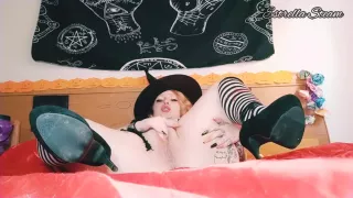 Witch Touches Her Pussy For You