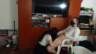 Sexy Latina In Skirt Is Fucked