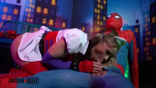 Takes Spidermans Virginity - Parody With Harley Quinn And Bo Tingley