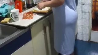 Mature Mom Without Panties, Homemade, Amateur