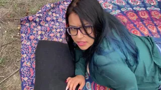 I Wake Up To A Stranger In The Forest And I Cum In Her Mouth