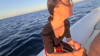 Sunset Love On The Boat Loving Couple Naemyia