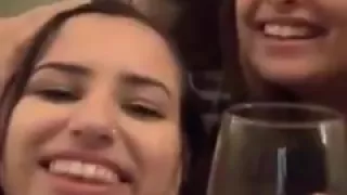 Teen Unpacks Her Big Tits In Front Of Her Friends