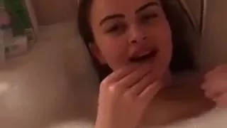 Cute Russian Taking A Bath
