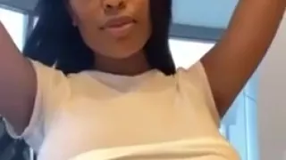 Does She Realize Her Tits Are Almost Falling Out On