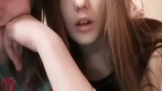 Teen Teasing Her Titties On Periscope