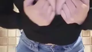 Girl Is Teasing At The Schools Toilet