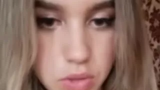 Hottest Russian Cutie Poking Her Nipples Out On Periscope