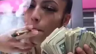 Striptease Girl Backstage