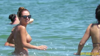 Hot Amateurs Topless Voyeur Beach - Sexy Big Tits