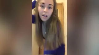 Girl Loves Her New Skirt