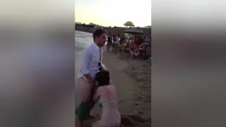 Wasted Girl Sucks Off Guys Infront Of A Crowd